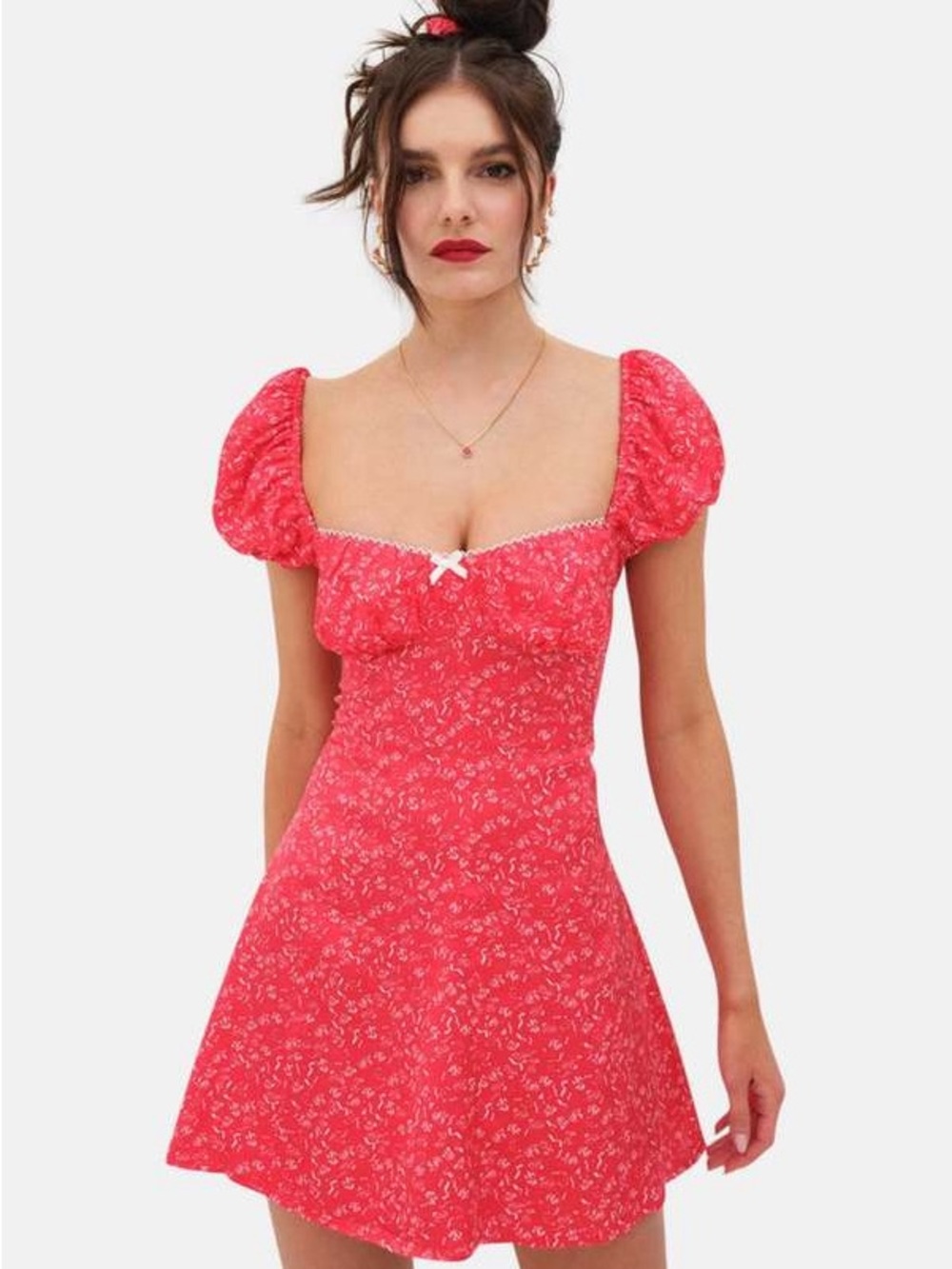 For Love & Lemons Antonia Floral Mini Dress - Picture 6 of 12
